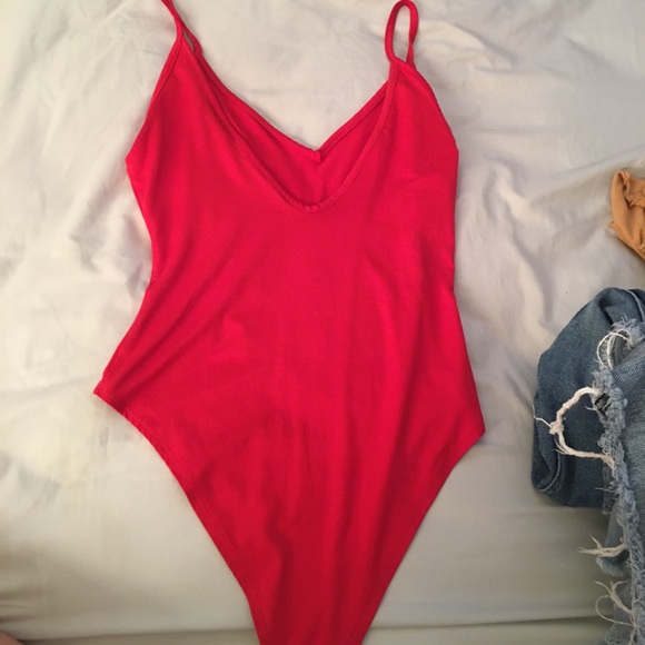 Red bodysuit - Picture 2 of 2